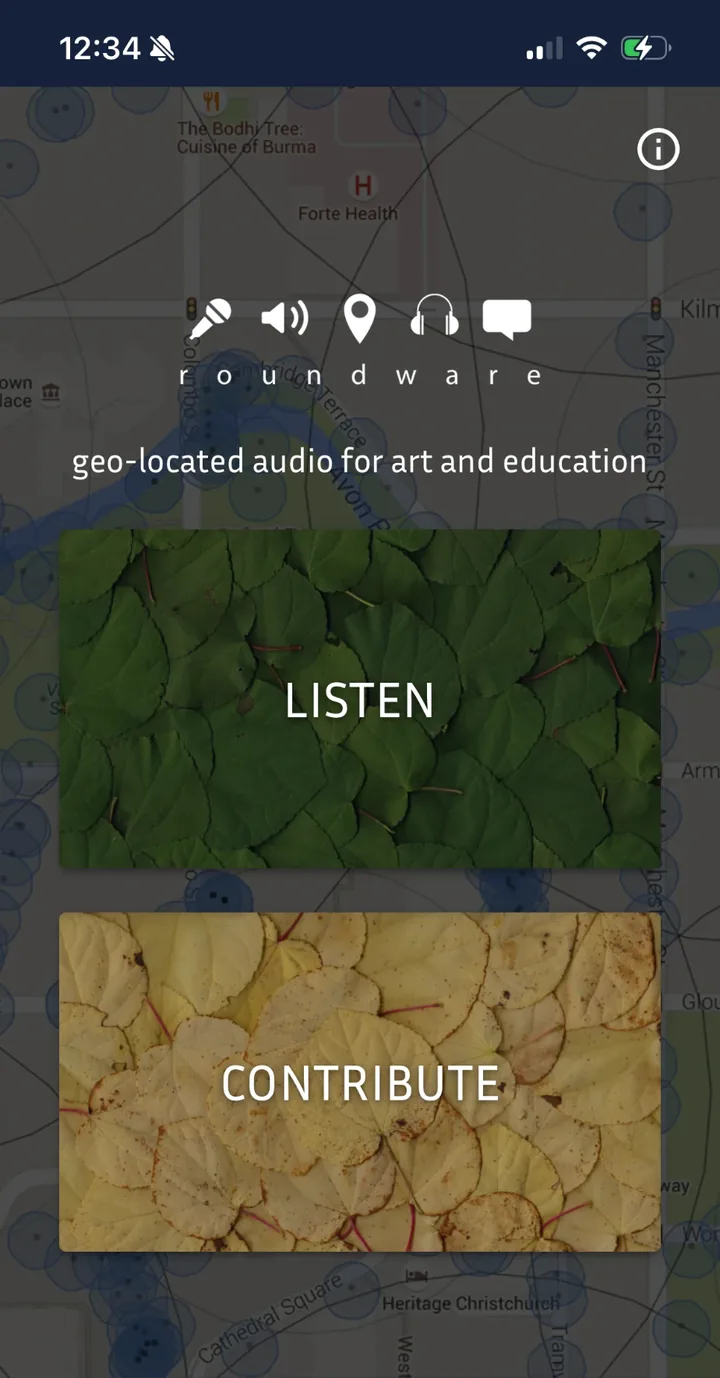 The app: Start